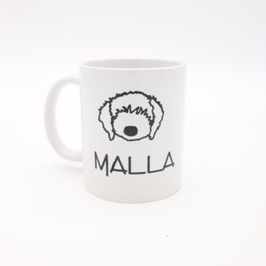 Doodle Head Mug- Doodle Mom Coffee Mug-Custom Doodle Mug-Cute Coffee Mug-Dog Mom- Doodle- Goldendoodle Gifts-Golden Doodle Mom