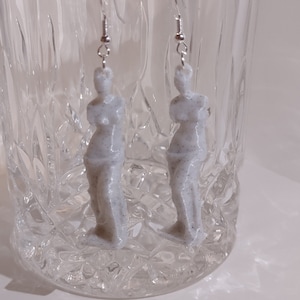 Roman Goddess Venus Earrings | 3D Printed Earrings | Hypoallergenic Stainless Hooks | Handcrafted Jewelry