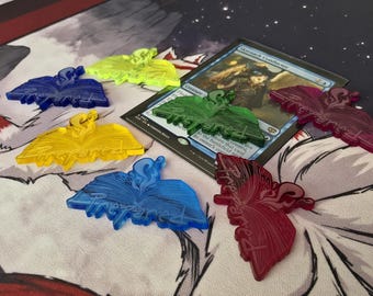 Prepared Tracking Acrylic Token Set | Choose your color | For Magic the Gathering MTG