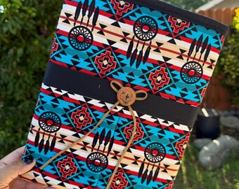 12 x 9" Dreamcatcher, tribal LG Book Sleeve, Padded Sleeve, Book Cover, Accessories, Book Gifts for Readers, Writers, iPads, Tablets, Ebooks
