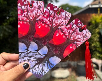 As Above So Below Bookmark, Cardstock bookmarks, Gifts for Book Lovers, Cute Bookmark, Tassel Bookmark, Scary Movies, Scary Horror, Bookish