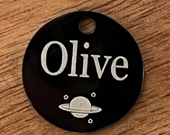 Personalized Tag for Cats, Gift for Your Pet, Cat Tags, Funny Cat Tag, Blue Cat Tag, Black Tag for Pet, Addressed Cat Tags, Kitten Tags