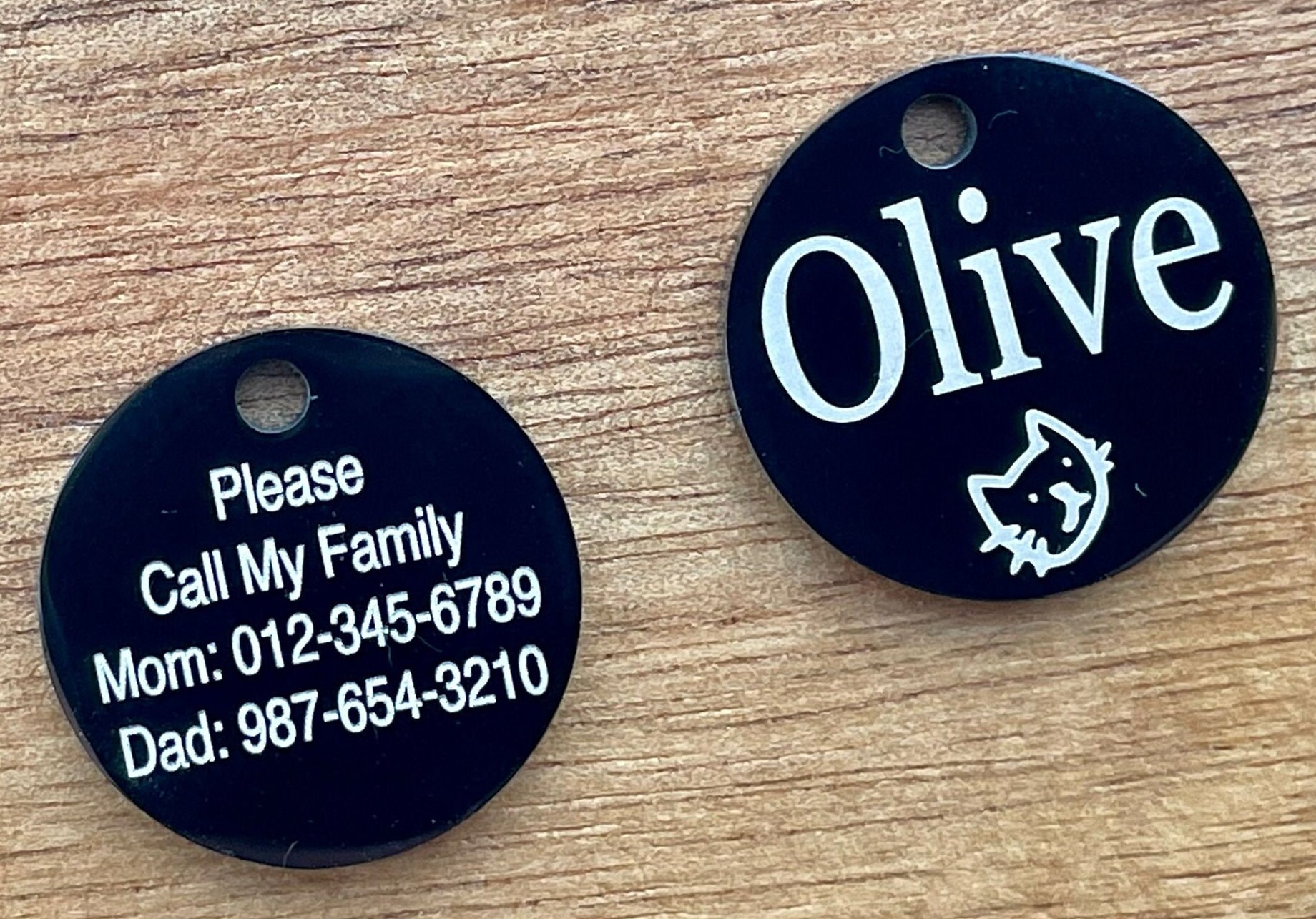 Personalized Tag for Cats Gift for Your Pet Cat Tags Funny Etsy