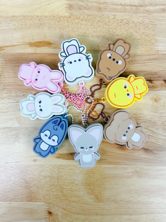 Kpop Zoo Kids 3D Printed Clicker Keychain | Kpop, Kawaii, Gift