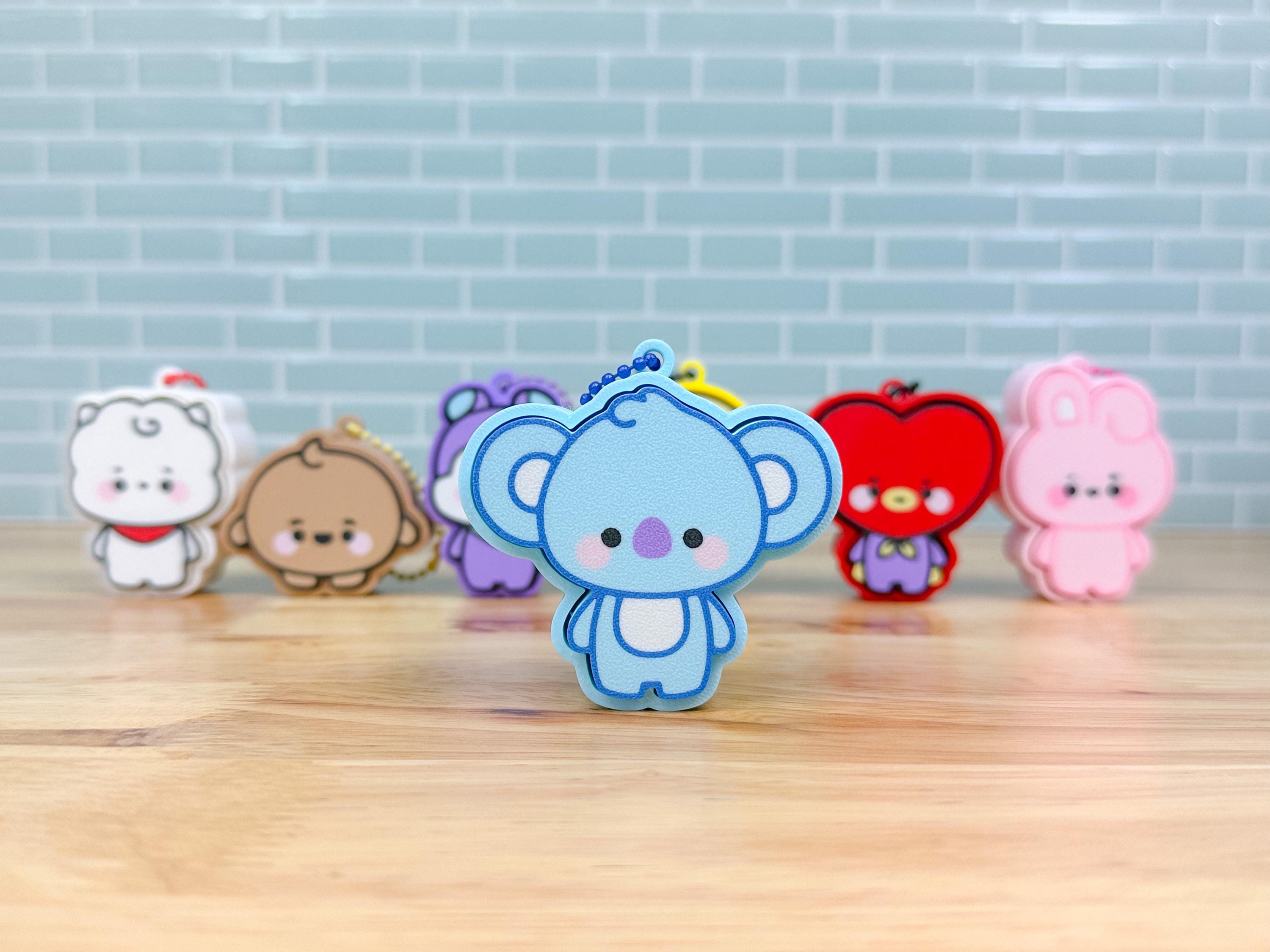 Kpop Friends 3D Printed Clicker Keychain | Kpop, Kawaii, Gift Idea