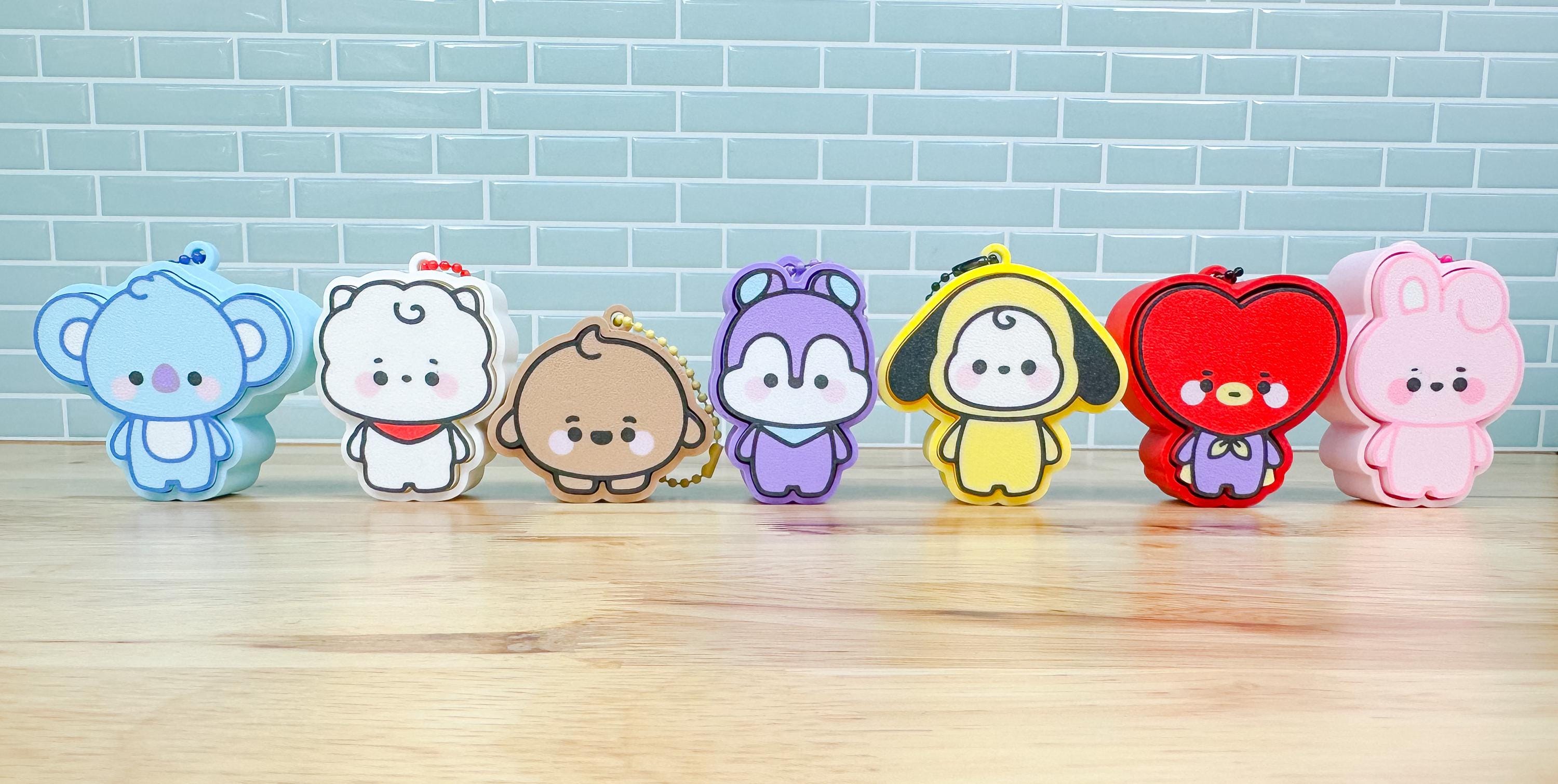 Kpop Friends 3D Printed Clicker Keychain | Kpop, Kawaii, Gift Idea