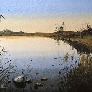 Landscape - Original Watercolor Painting