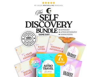 Astrology Reading Bundle: Astrocartography Reading, Human Design Report & Workbook, Birth Chart Analysis, Past Lives And 1 Year Forecast