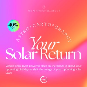 Leitura de Astrocartografia, Retorno Solar, Onde Passar Meu Aniversário? Amor, Riqueza, Sucesso, Manifestação, Carreira, Presente de Aniversário Espiritual