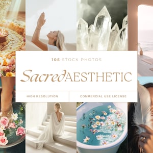 Holistic Coach Stock Photos, Spiritual Coach Template, Energy Healing Stocks, Faceless Digital Marketing, Sacred Social Media