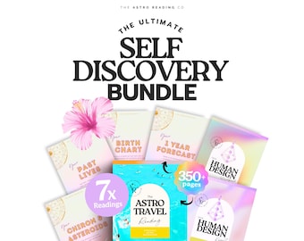 Self Discovery Bundle, Astrology Readings, Astrocartography Reading, Natal Chart Birthchart Analysis, Gift For Spiritual Women, Same Day
