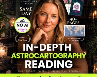 Astrocartography Reading, Relocation Astrology Reading, Relocation Guide, Astromap Astrocartography Chart, Astrology Cartography