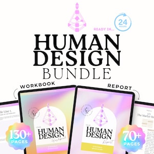 Design Humano, Leitura de Design Humano, Pacote de Design Humano, Caderno de Exercícios de Design Humano, Presente para Melhor Amigo, Leitura Espiritual, Presente de Aniversário