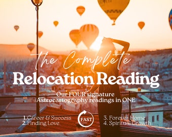Astrocartography Reading, Astrocartography Chart, Astrocartography Map, Best Places Astrology Reading, Relocation Astrology, Astro Travel