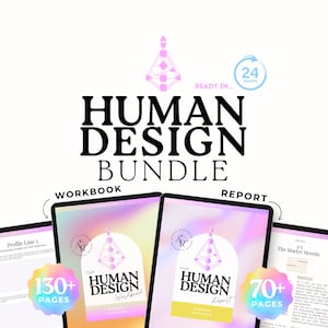 Human Design Reading, Human Design Report, Human Design Chart, Human Design Workbook, Human Design Gift, Gift For Spiritual Friend