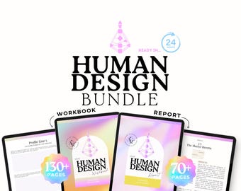 Human Design Reading, Human Design Report, Human Design Chart, Human Design Workbook, Human Design Gift, Gift For Spiritual Friend