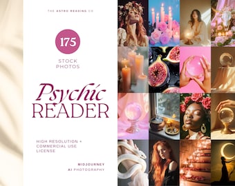 Witchy Stock Photo Bundle, Psychic Reader Images, Esoteric Stock Images, Faceless Digital Marketing, Instagram Photos, Social Media Reels