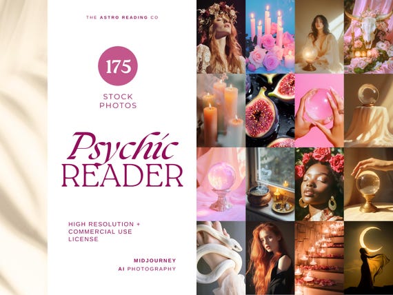 Witchy Stock Photo Bundle, Psychic Reader Images, Esoteric Stock Images, Faceless Digital Marketing, Instagram Photos, Social Media Reels
