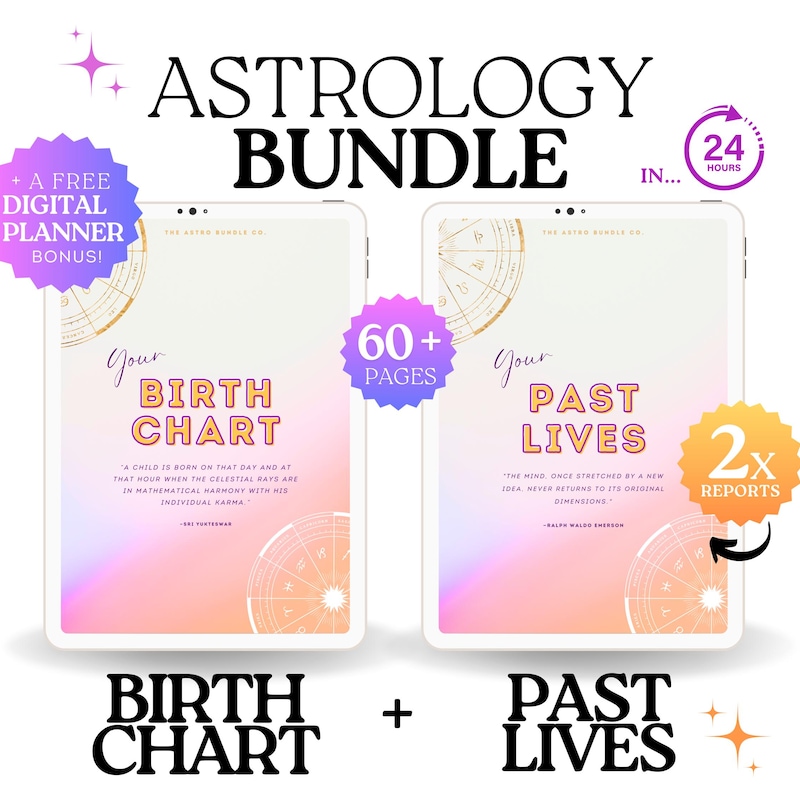 Birth Chart Etsy