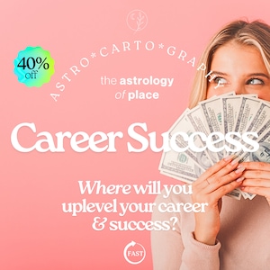 Astrocartography Career Reading, Astrology Reading, Career Reading, Locational Astrology, Astro Travel, Astrogeography, 100% Created By Me