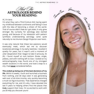Astrocartography Reading, Personalized Relocation Astrology Report - 38 Page PDF Written By Professional Locational Astrologer image 6