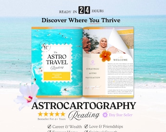 Astrocartography Reading Where Should You Live Love and Thrive Personalized Relocation Astrology Career Wealth Home and Travel