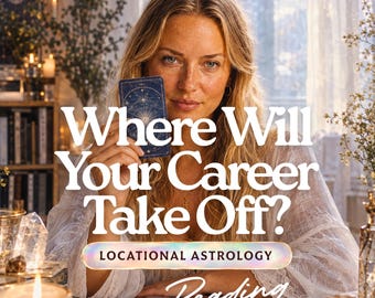 Same Day Career & Job Astrocartography Reading, Finance Guidance, Career Predictions, Relocation Analysis For Money, Wealth, Success