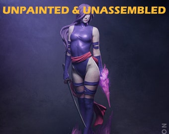 Psylocke X-Men Statue |1/12 scale| Unpainted| Unassembled Kit