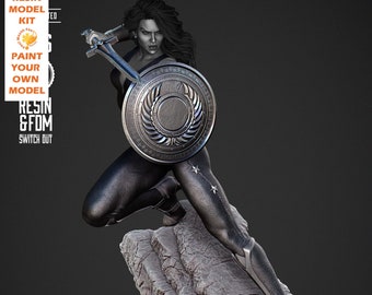 Wonder Girl Statue |1/12 scale| Unpainted| Unassembled Kit
