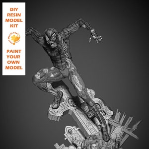 Zombie SpiderMan Statue | Unpainted| Unassembled Kit