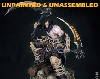 Death Darksiders Statue |1/12 scale| Unpainted| Unassembled Kit
