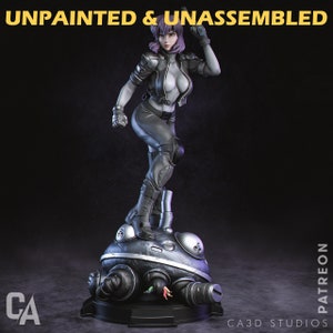 Motoko Kusanag Statue |1/12 scale| Unpainted| Unassembled Kit