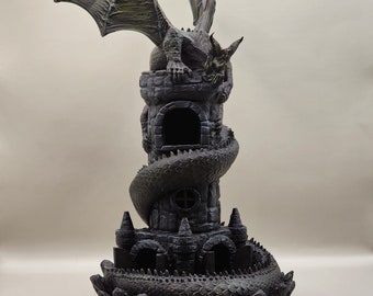 Dragon Castel Dice Tower | 3D Printed | Hand Painted