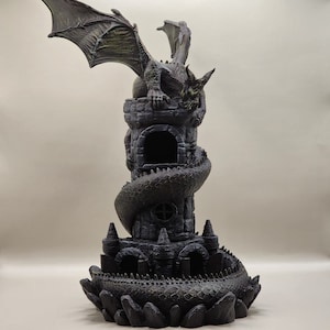 Dragon Castel Dice Tower | 3D Printed | Hand Painted