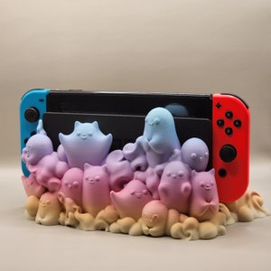 Ghost Cat Switch Dock Cover