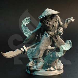 Divine Monk - Kheye |32 mm Scale | Tabletop | unpainted miniature | DnD | Dungeons and Dragons