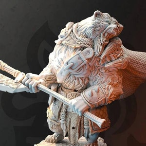 Orik Bjornstain (Werebear form) |32 mm Scale | Tabletop | unpainted miniature | DnD | Dungeons and Dragons
