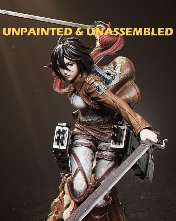 Mikasa Statue |1/12 Scale| Unpainted| Unassembled Kit - Etsy