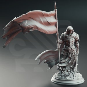 Florian the Fallen – Deserter Knight |32 mm Scale | Tabletop | unpainted miniature | DnD | Dungeons and Dragons