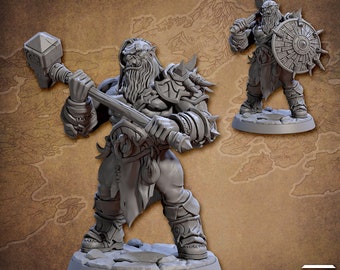 Blackcrag Mountain Orc F | 32 mm Scale | Tabletop | unpainted miniature | DnD | Dungeons and Dragons