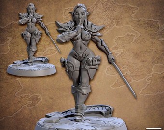 Lythalia, Whisper of Secrets | 32 mm Scale | Tabletop | unpainted miniature | DnD | Dungeons and Dragons