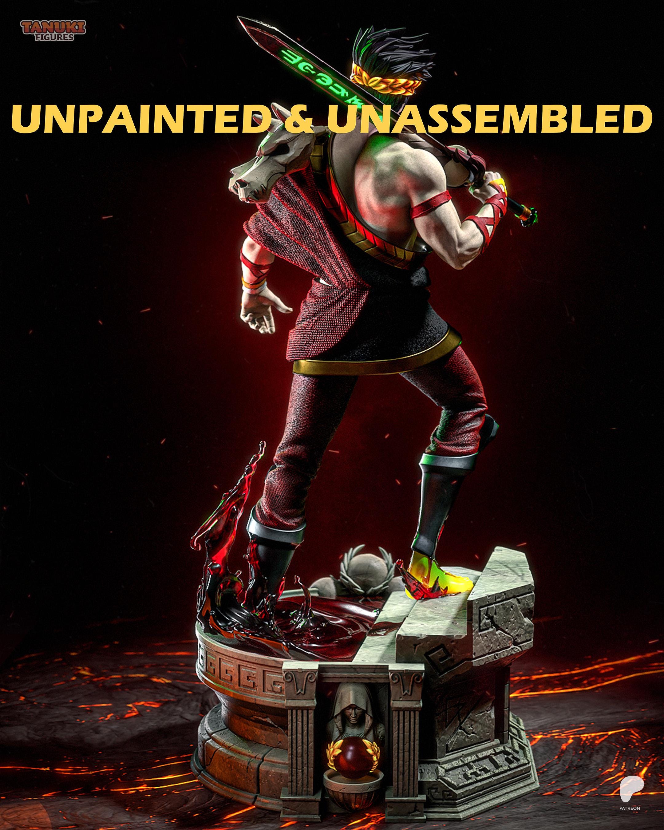 Zagreus – Hades Statue | 1/2 Scale| Unpainted| Unassembled Kit - Etsy