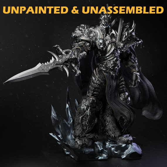 Lich King Statue |1/12 Scale| Unpainted| Unassembled Kit - Etsy
