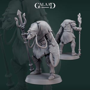 Shrimp Knight | 32 mm Scale | Tabletop | unpainted miniature | DnD | Dungeons and Dragons