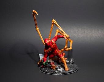 Spiderman Hand Painted Statue