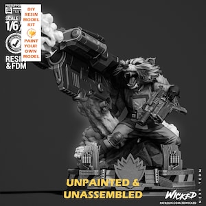 Rocket Comic Version Statue |1/12 scale| Unpainted| Unassembled Kit