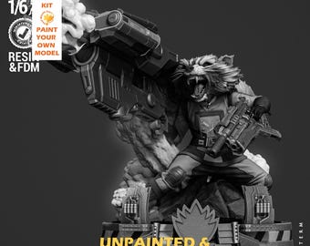 Rocket Comic Version Statue |1/12 scale| Unpainted| Unassembled Kit