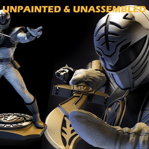 White Ranger Statue | 1/12 scale | Unpainted| Unassembled Kit