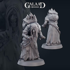 Witches| 32 mm Scale | Tabletop | unpainted miniature | DnD | Dungeons and Dragons
