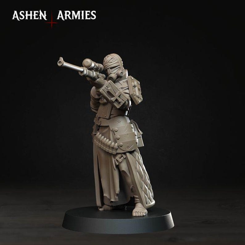 Dnd Marksman Rifles Trench Pilgrims Sniper | 32 Mm Scale | Tabletop | Unpainted Miniature ...